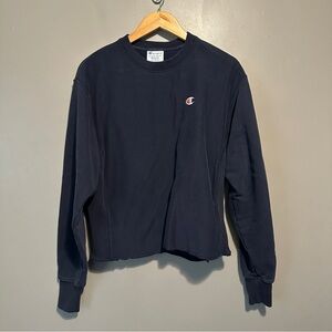 Champion Reverse weave Navy Blue Crewneck Sweatshirt